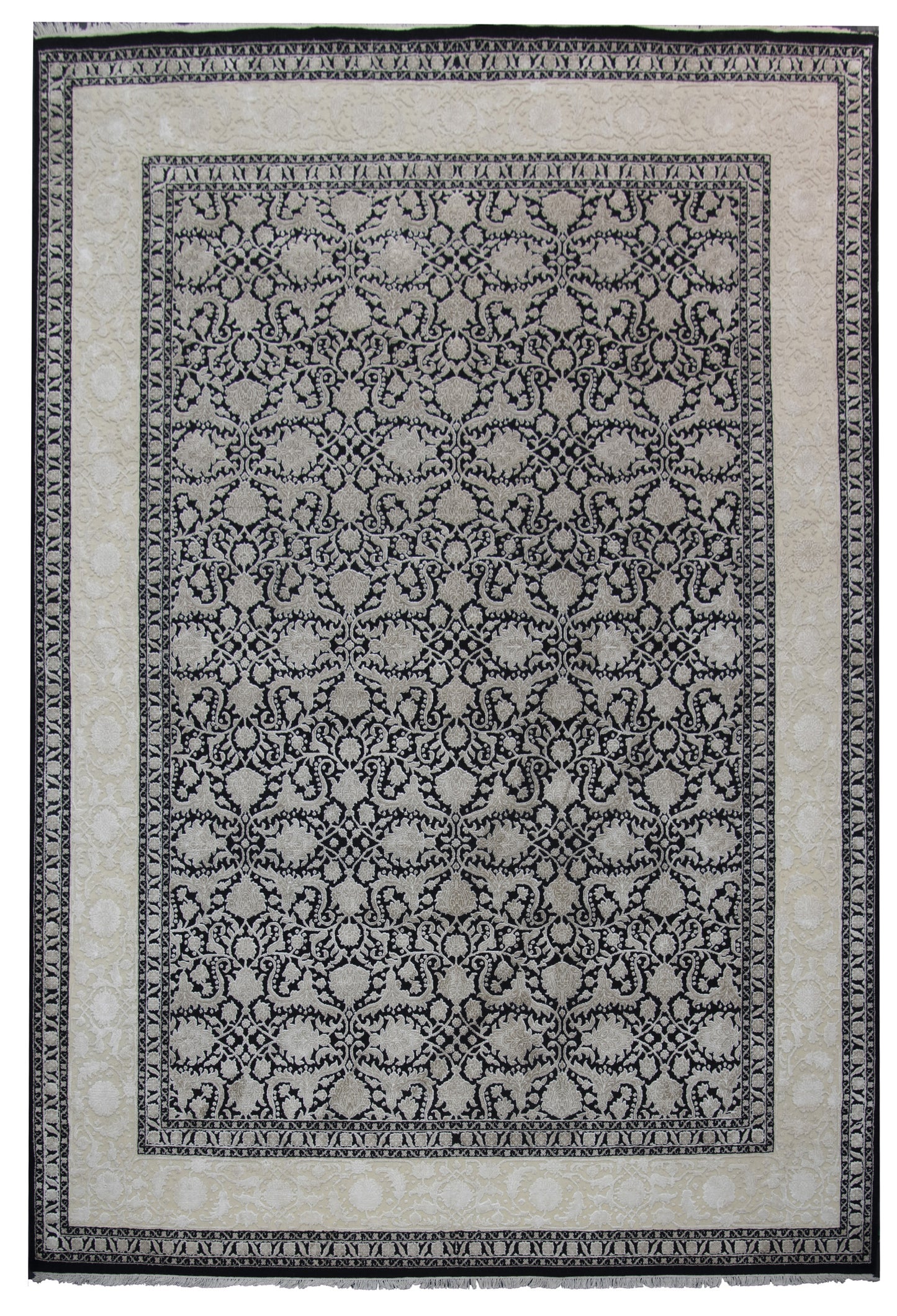 Amritsar Tabriz in all-over Herati design 364x271cm | Rug# 31327