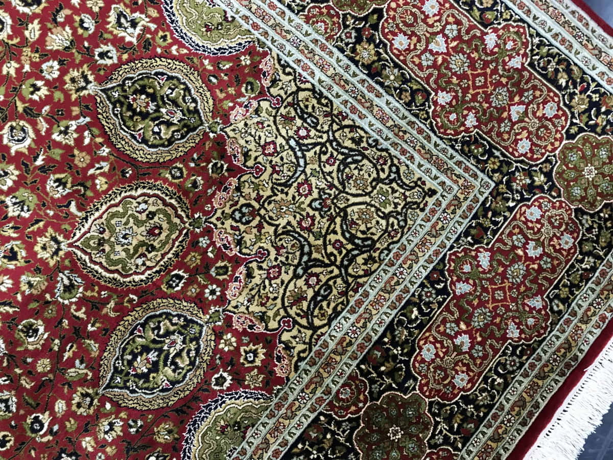 Famous Ardebil-carpet inspired 379x273cm | Rug# 23791