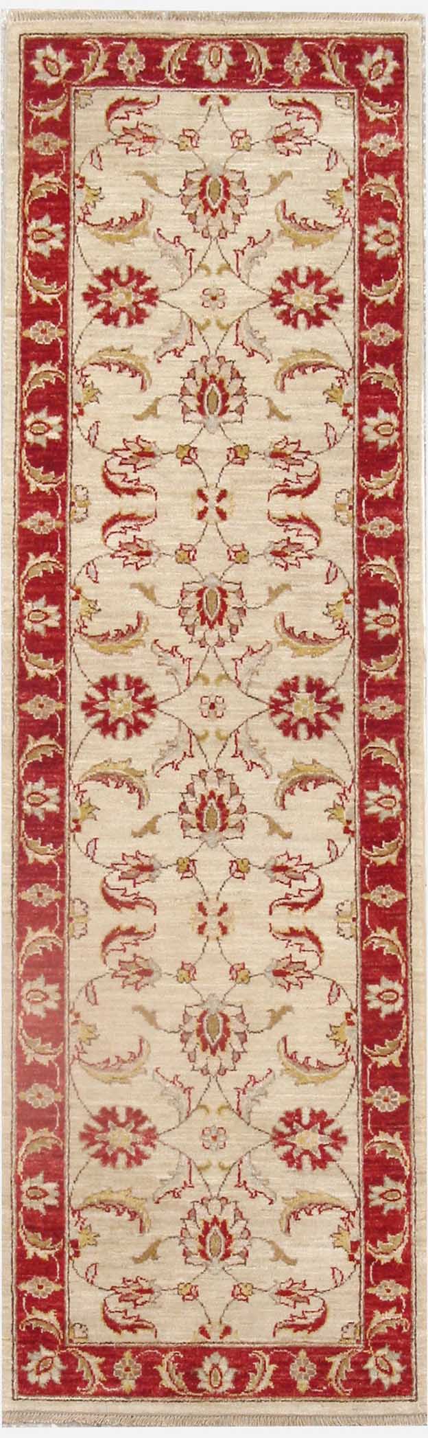 Afghan Turkaman Runner in 19th century Sultanabad Ziegler design 253x78cm | Rug# 24279