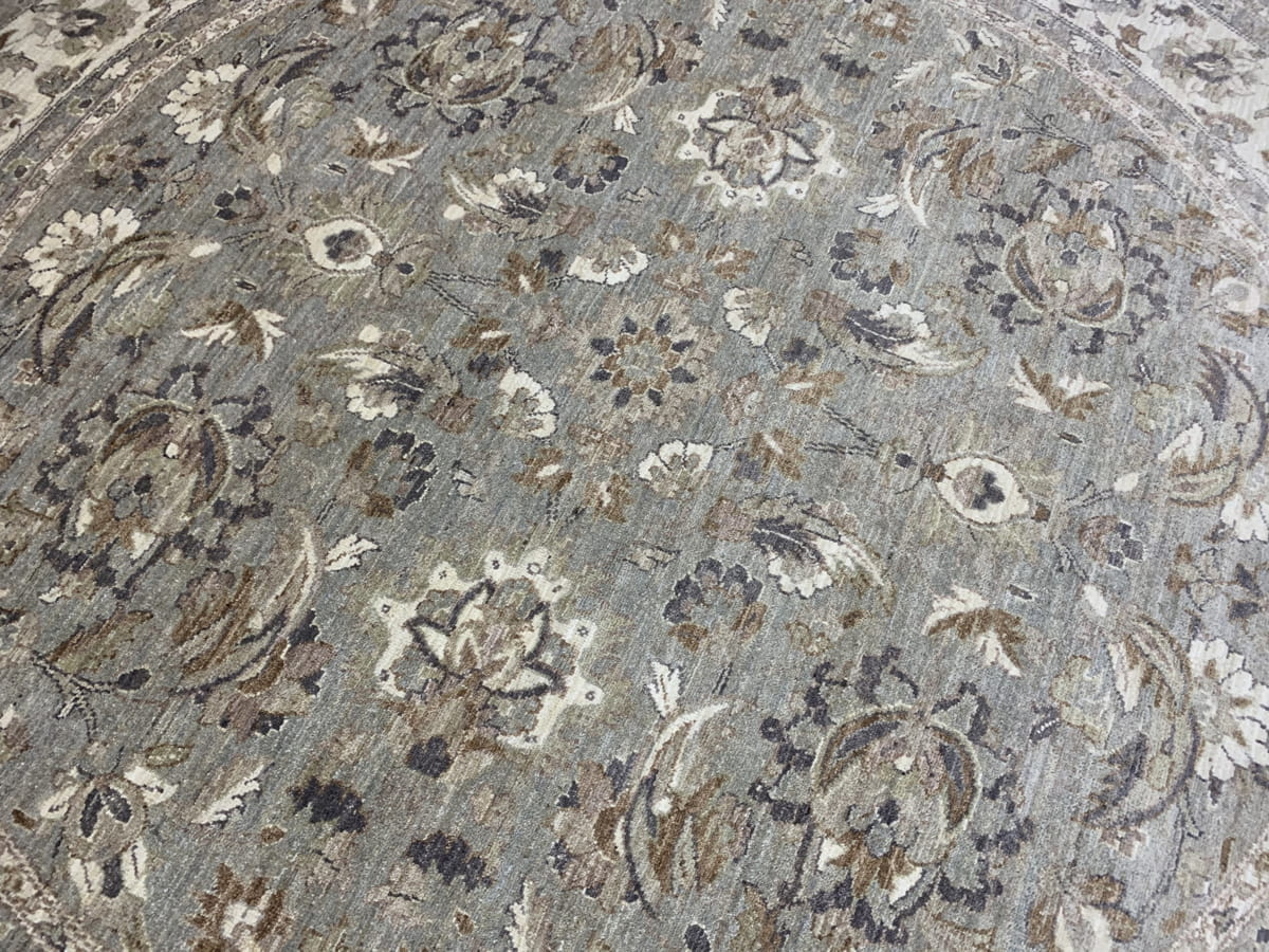 Turkaman weave Pakistani Round-Carpet 245x245cm | Rug# 26241