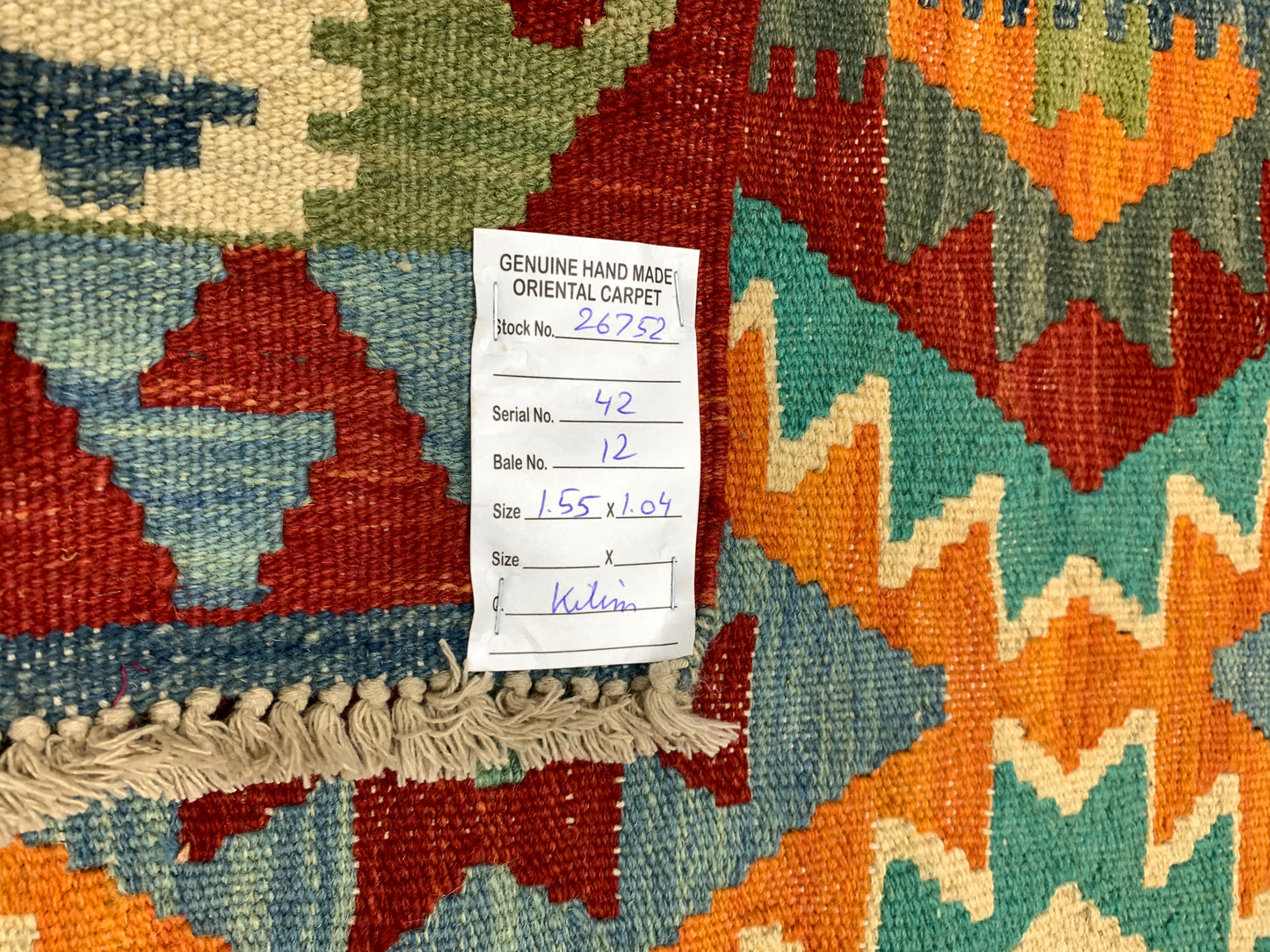 Modern Afghan maimaneh-Kilim 155x104cm | Rug# 26752