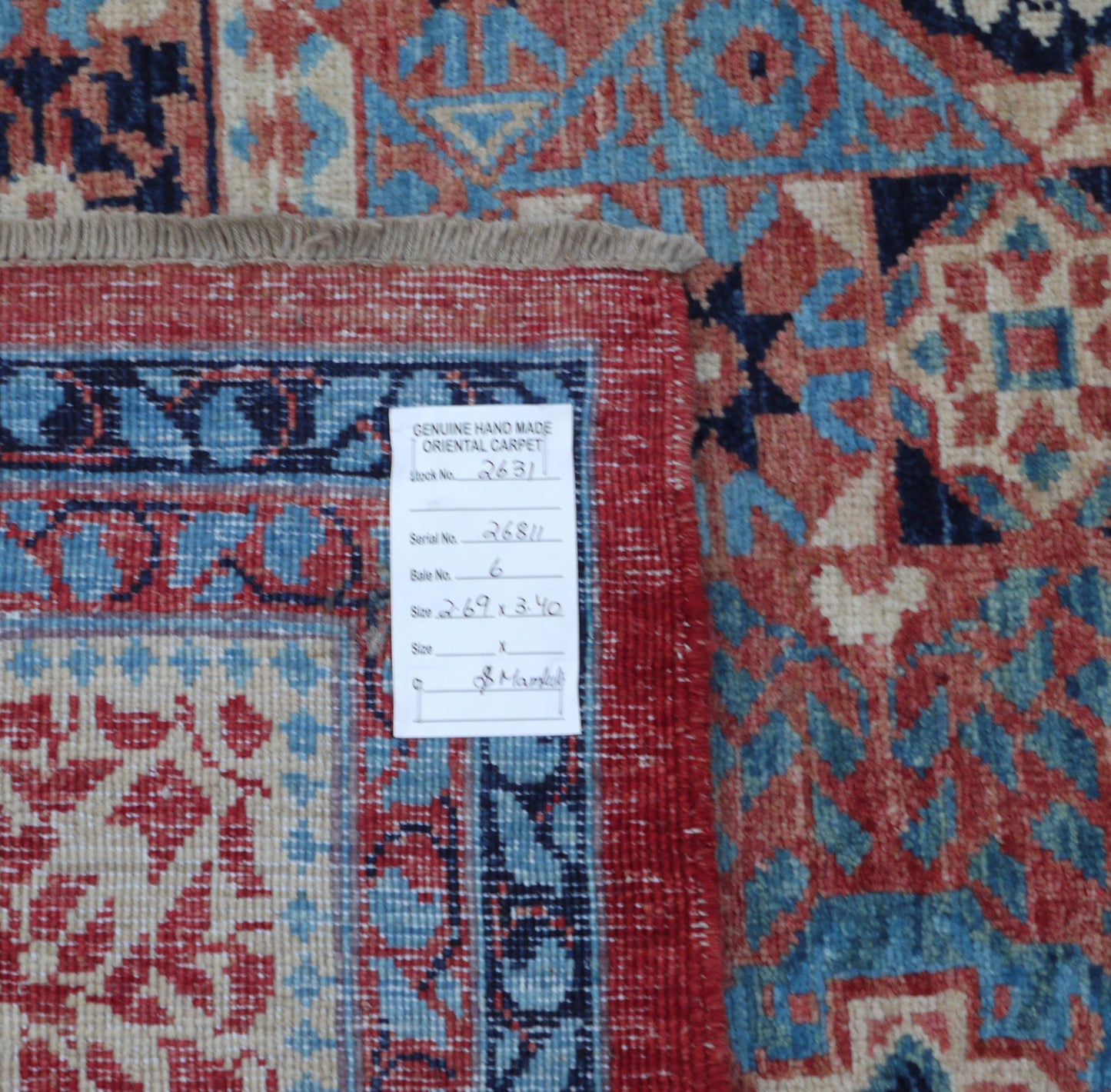 Afghan Turkaman weave, 15th century Mamluk-inspired 340x269cm | Rug# 26811