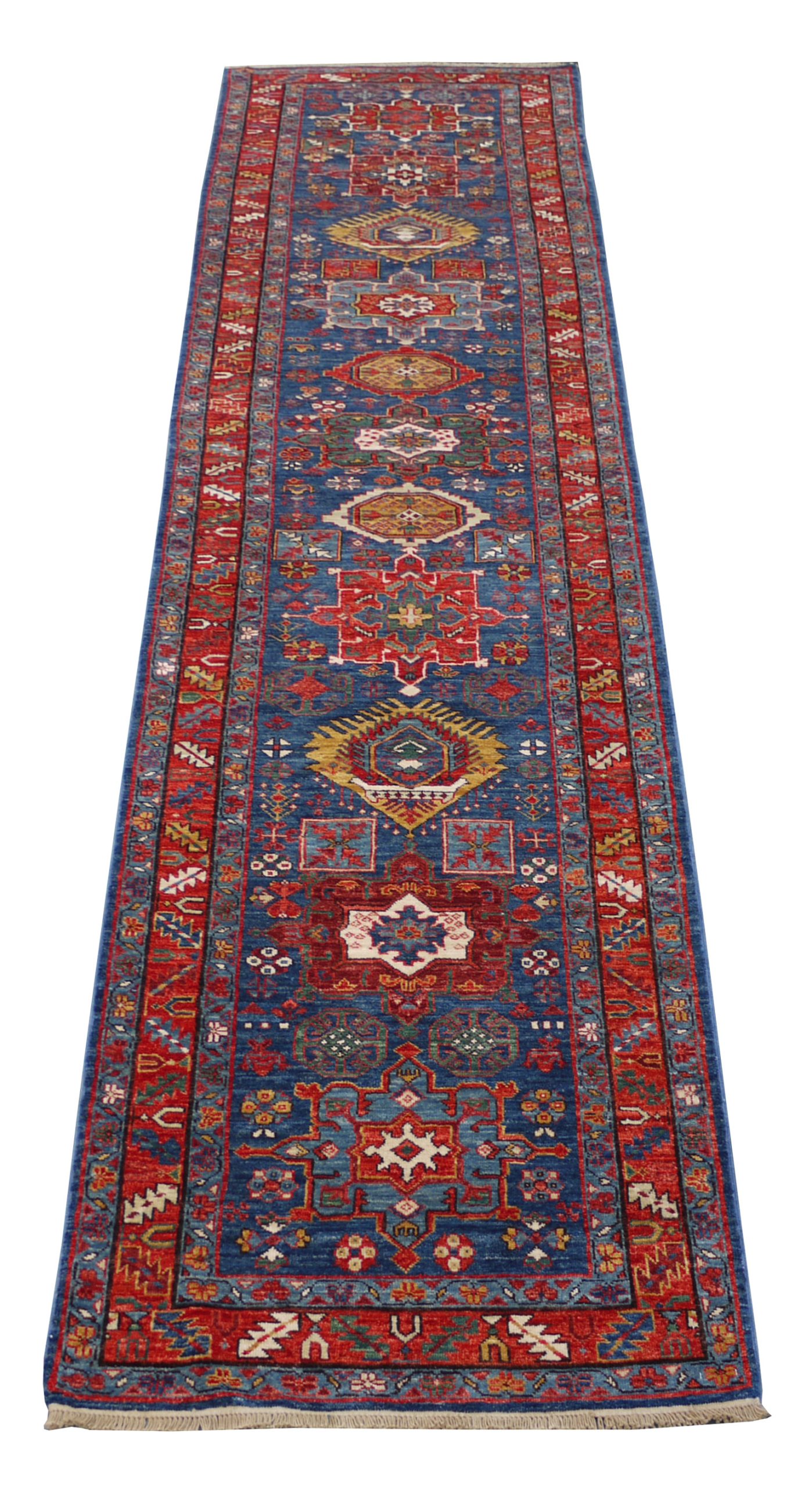 Afghan Turkaman Heriz-inspired 460x85cm