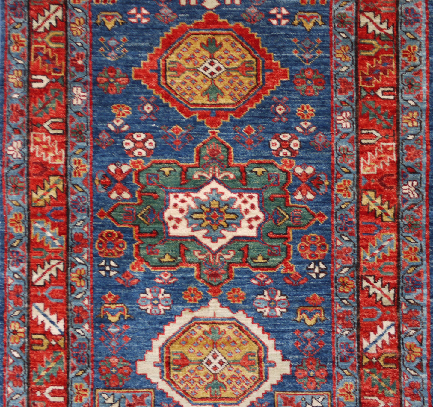 Afghan Turkaman weave, 19th century Heriz-inspired 460x85cm | Rug# 26815