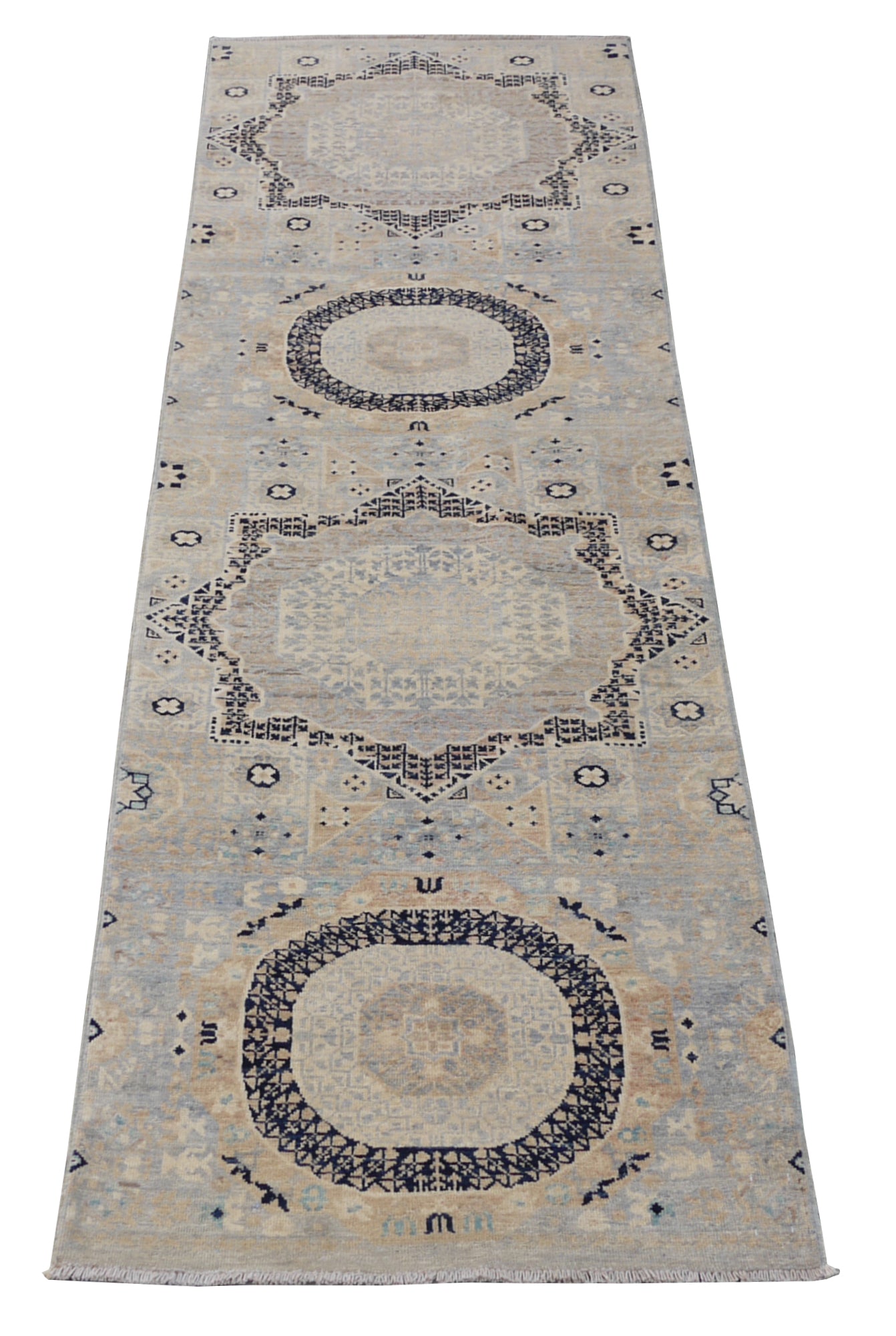 Afghan Turkaman Mamluk-inspired 286x83cm