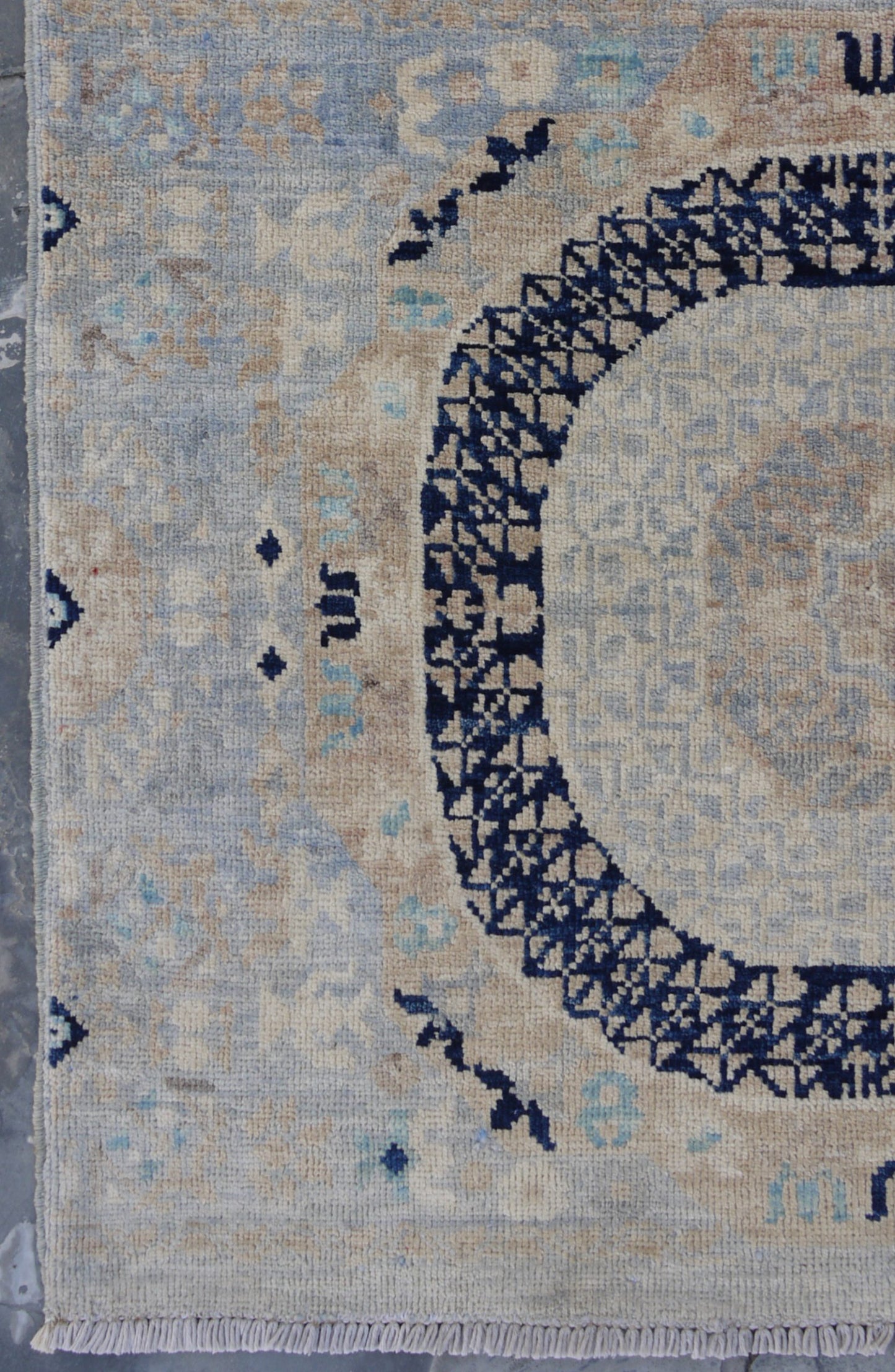 Afghan Turkaman weave, 15th century Mamluk inspired 286x83cm | Rug# 26822