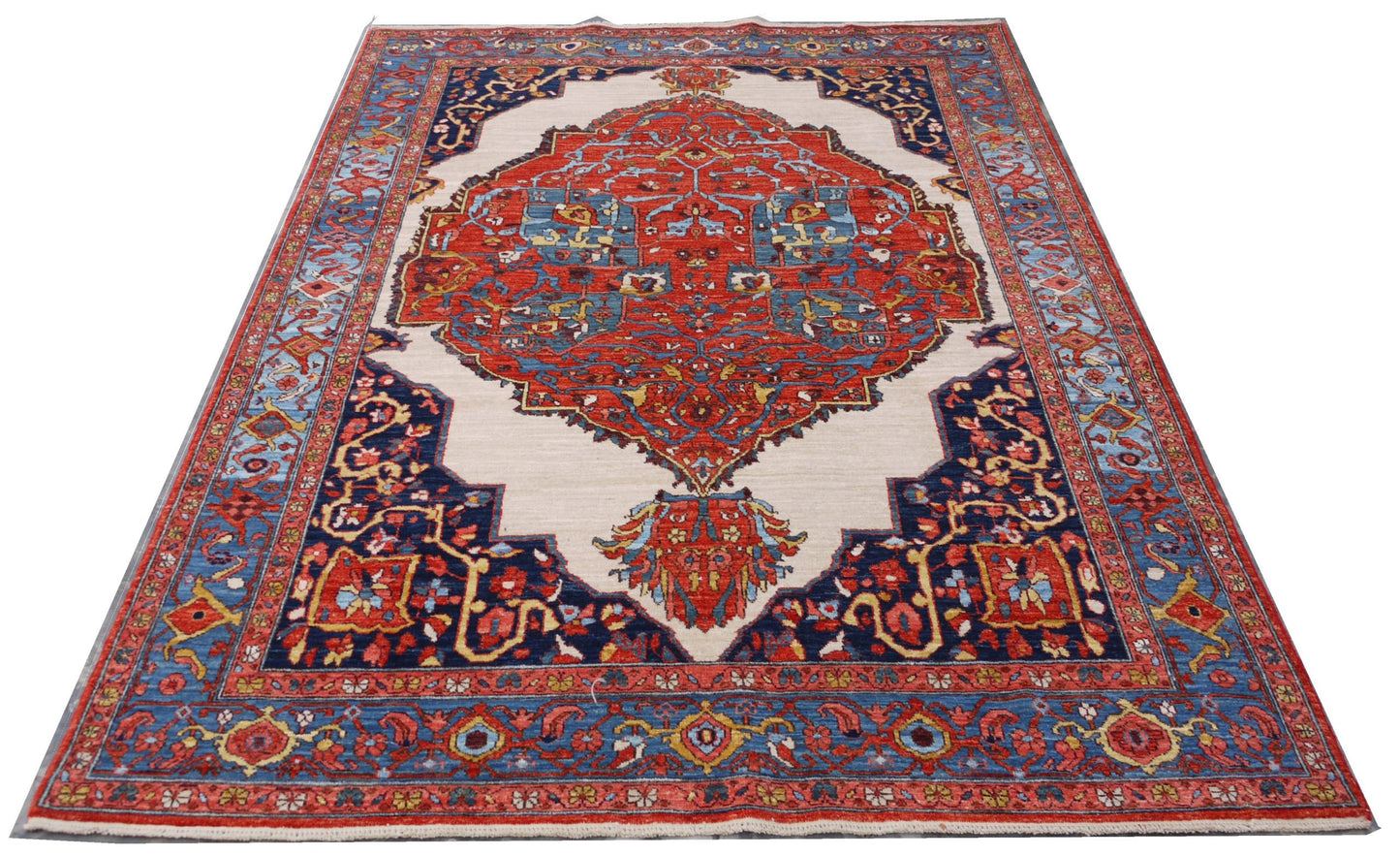 Afghan Turkaman weave, 19th century Sultanabad-Farahan inspired 260x178cm | Rug# 26826 (APA)