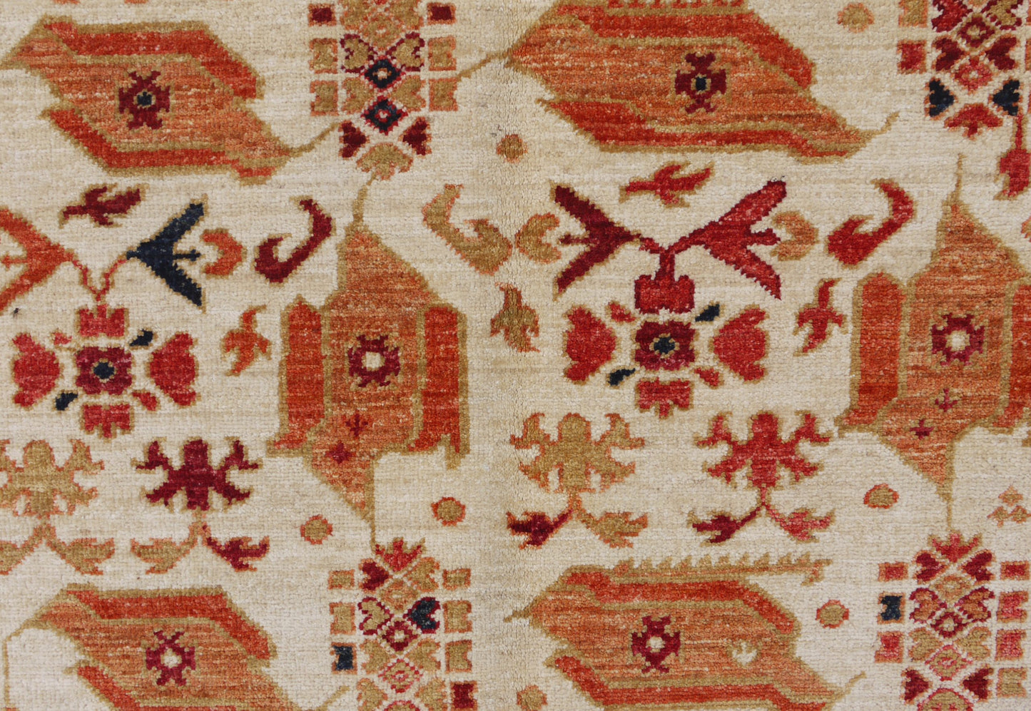 Afghan Turkaman Anatolian Bird-Rug 145x104cm | Rug# 26833 (APA)