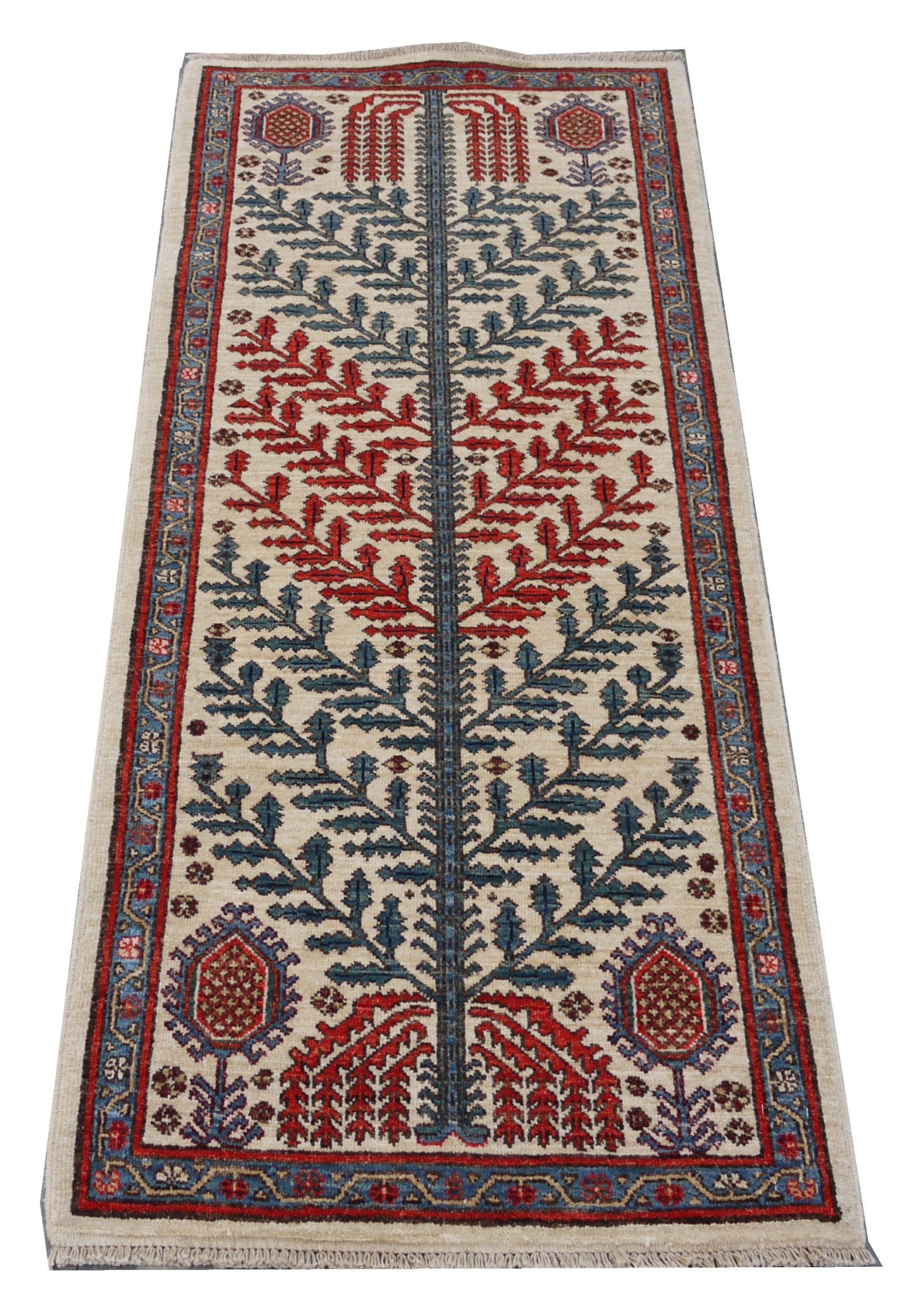 Afghan Turkaman weave in Bakhshaish Tree-of-Life 175x70cm | Rug# 26842