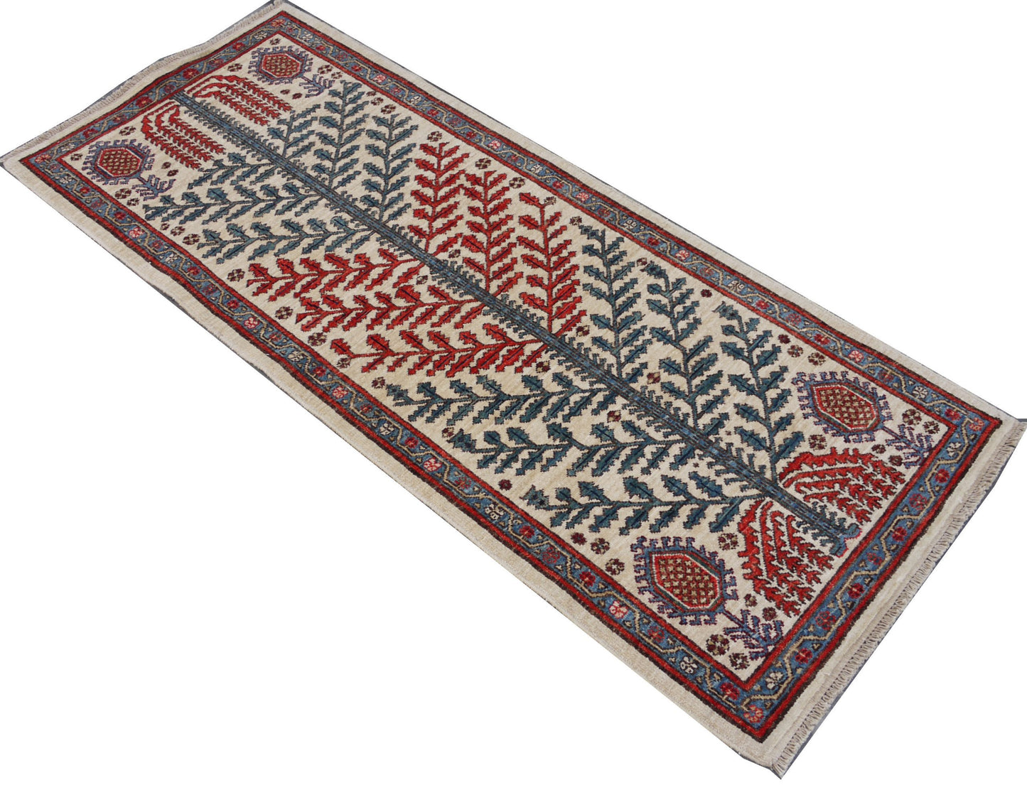 Afghan Turkaman weave in Bakhshaish Tree-of-Life 175x70cm | Rug# 26842