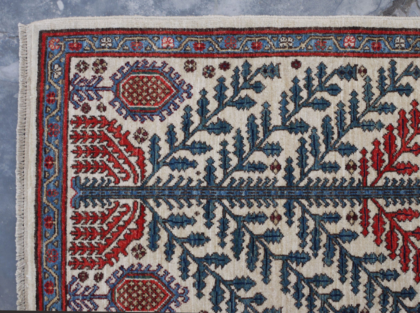 Afghan Turkaman weave in Bakhshaish Tree-of-Life 175x70cm | Rug# 26842