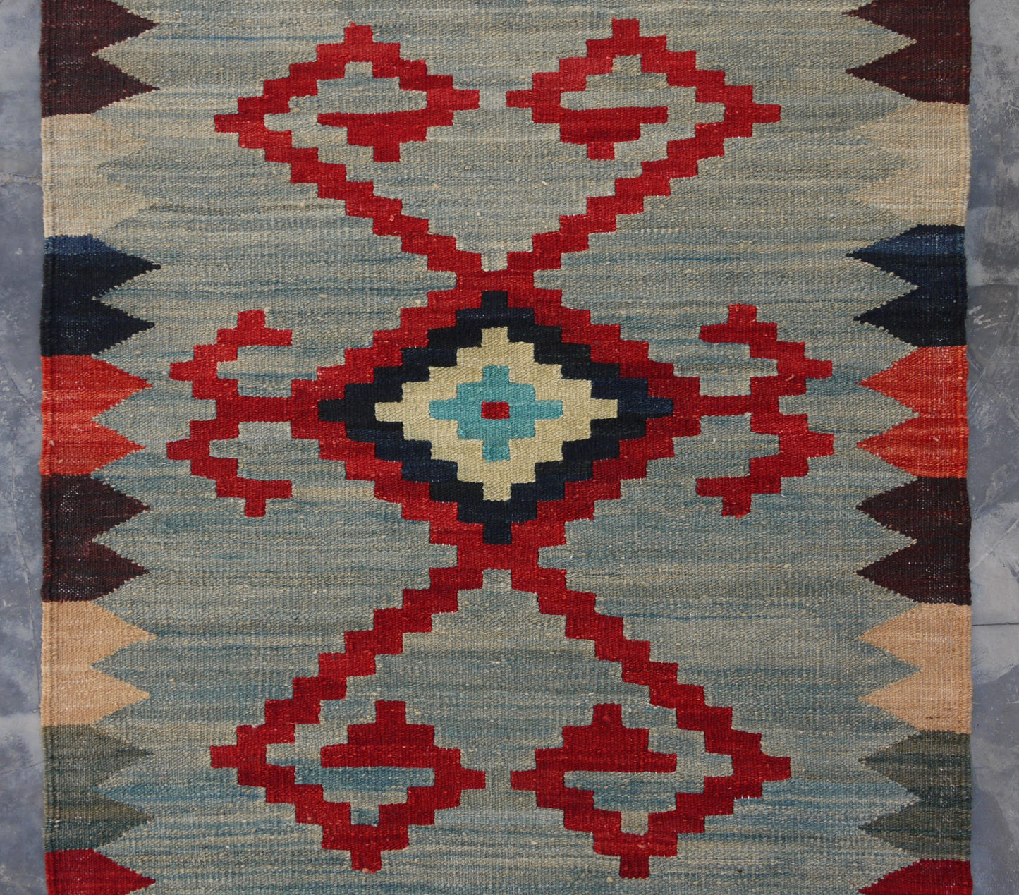 Modern Afghan maimaneh-Kilim 290x77cm | Rug# 26856 (APA)