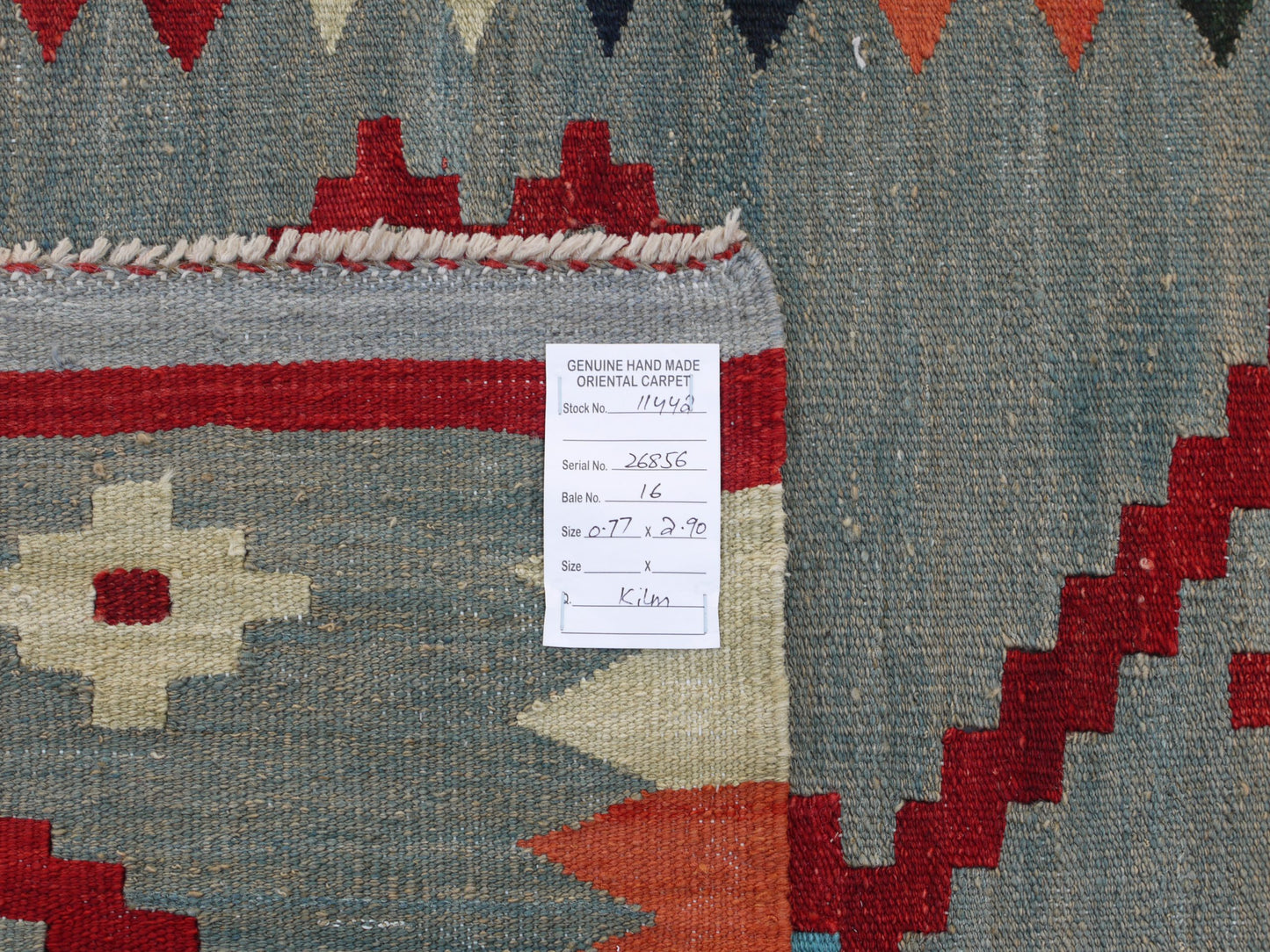 Modern Afghan maimaneh-Kilim 290x77cm | Rug# 26856 (APA)