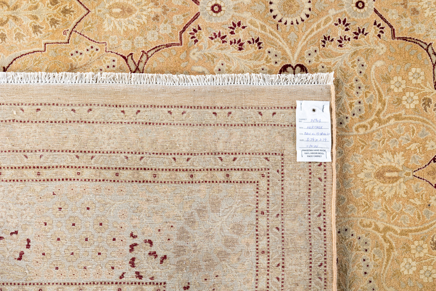 Pakistani 19th-century Haji-Jalili design inspired 374x274cm | Rug# 26908