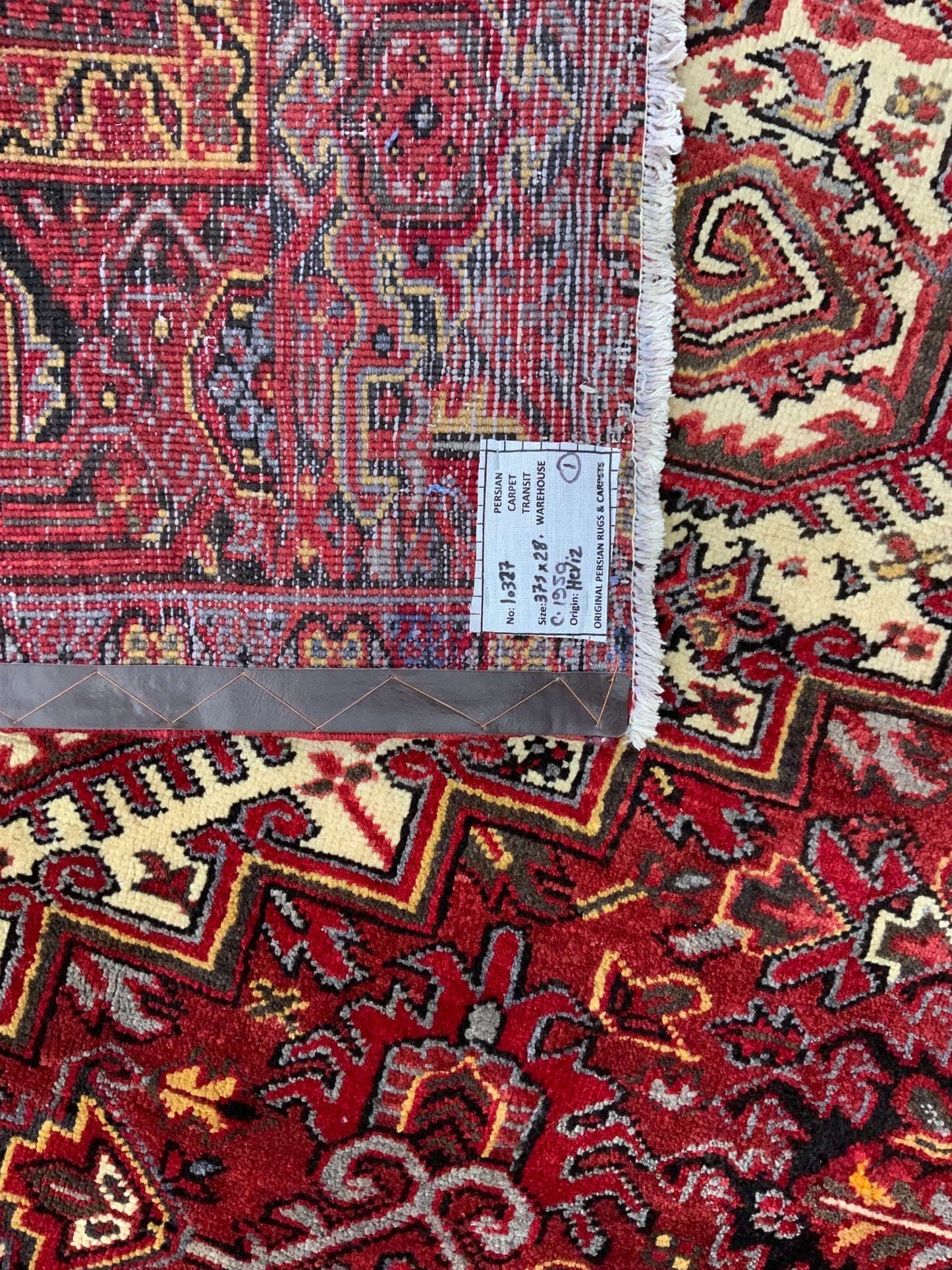 Vintage Persian Heriz Rug 371x280cm | Rug# 10327