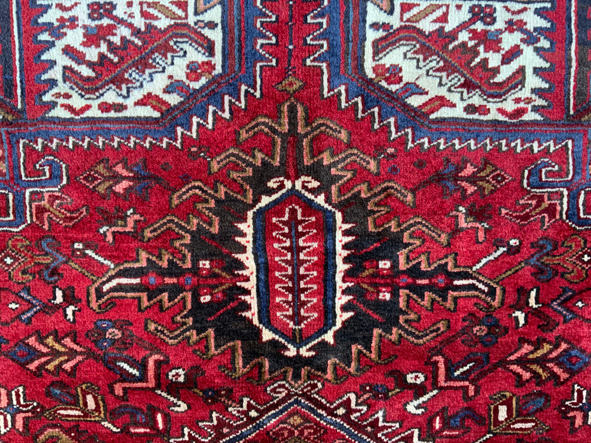 Vintage Persian Heriz Rug, 382x302 cm | Rug# 10329