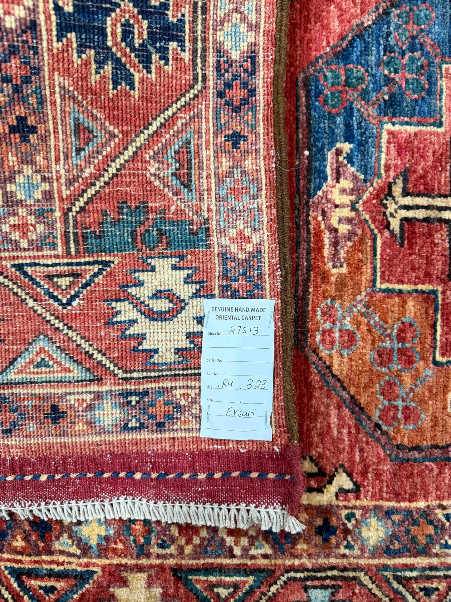 Custom-Made Ersari-Turkmen weave, woven in Khiva-Uzbekistan 323x84cm | Rug# 27513