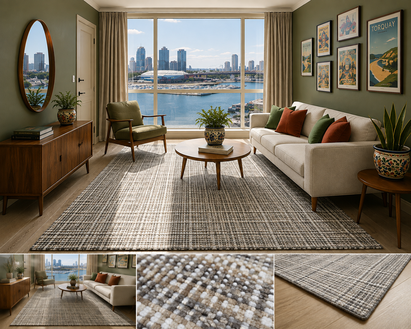 Hand Loom quality, wool Loop-pile 305x247 cm | RUG#32111