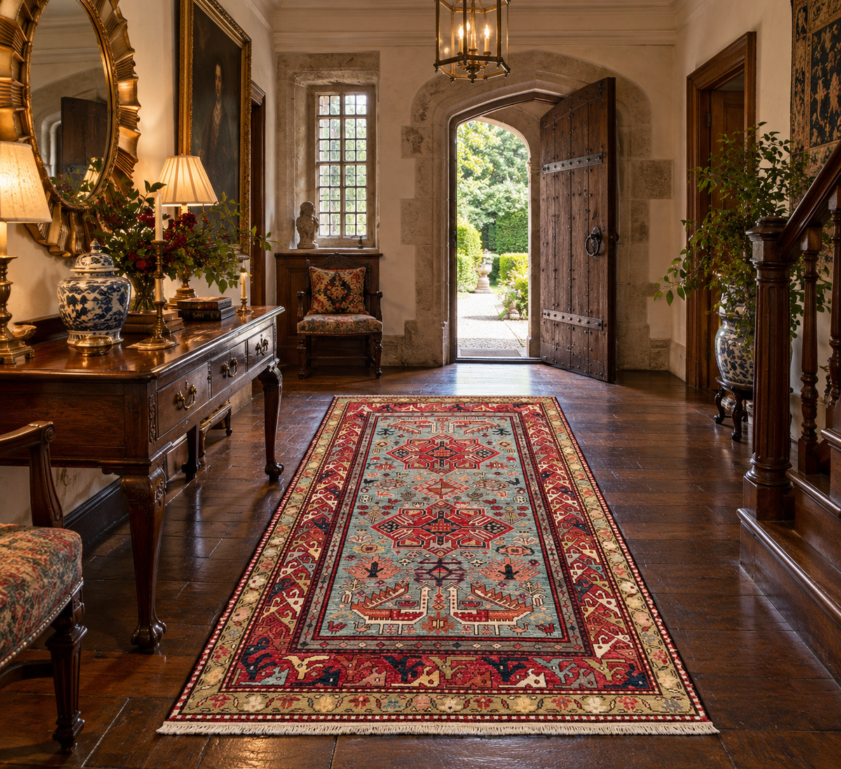 Custom-Made Afghan Turkmen-Weave Rug 179x123 cm | Rug# 27269