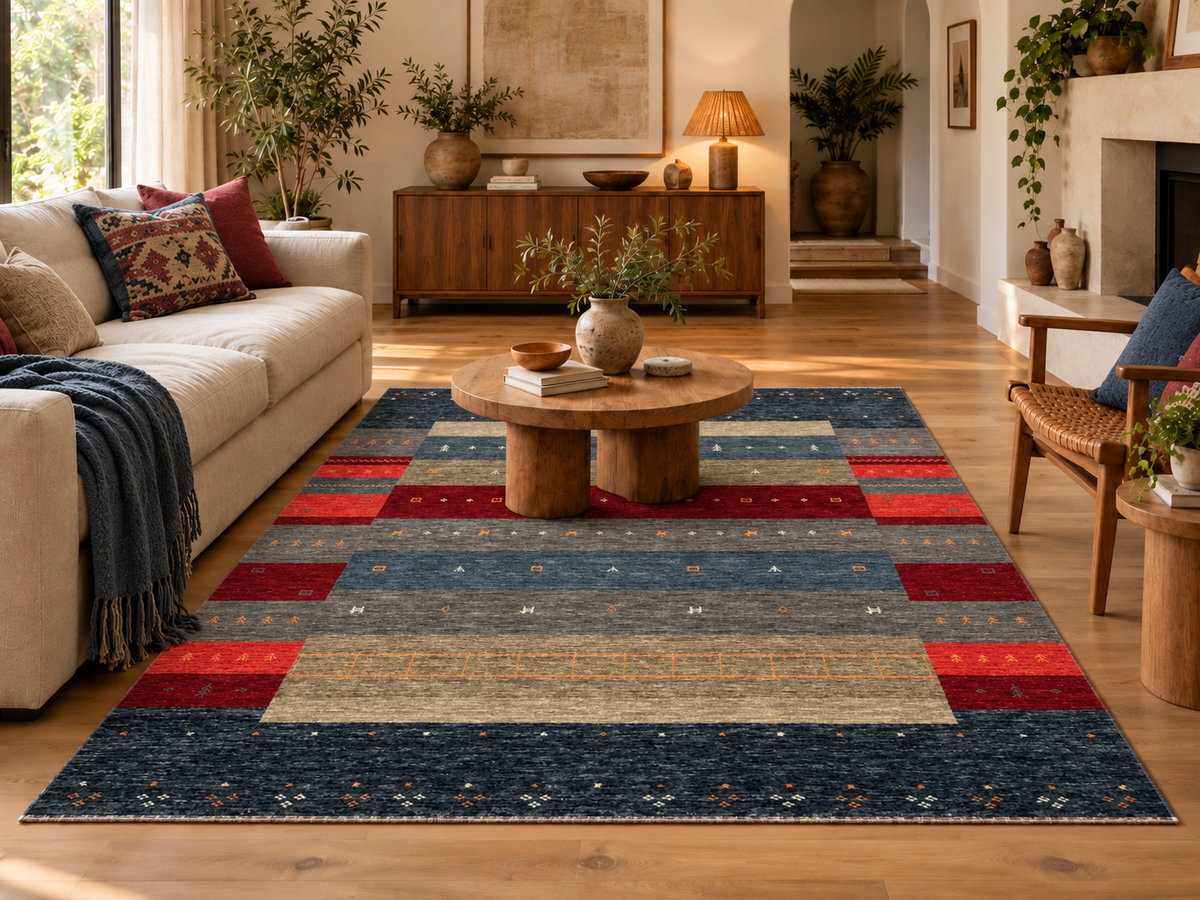 Indo Gabbeh Landscape Rug 240x170 cm | Rug# 32584
