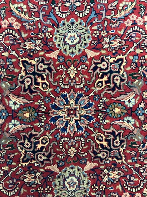 Very fine Amritsar in 19th century Kashan design 293x77cm | Rug# 23624