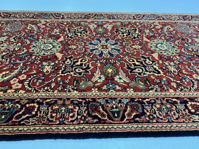 Very fine Amritsar in 19th century Kashan design 293x77cm | Rug# 23624