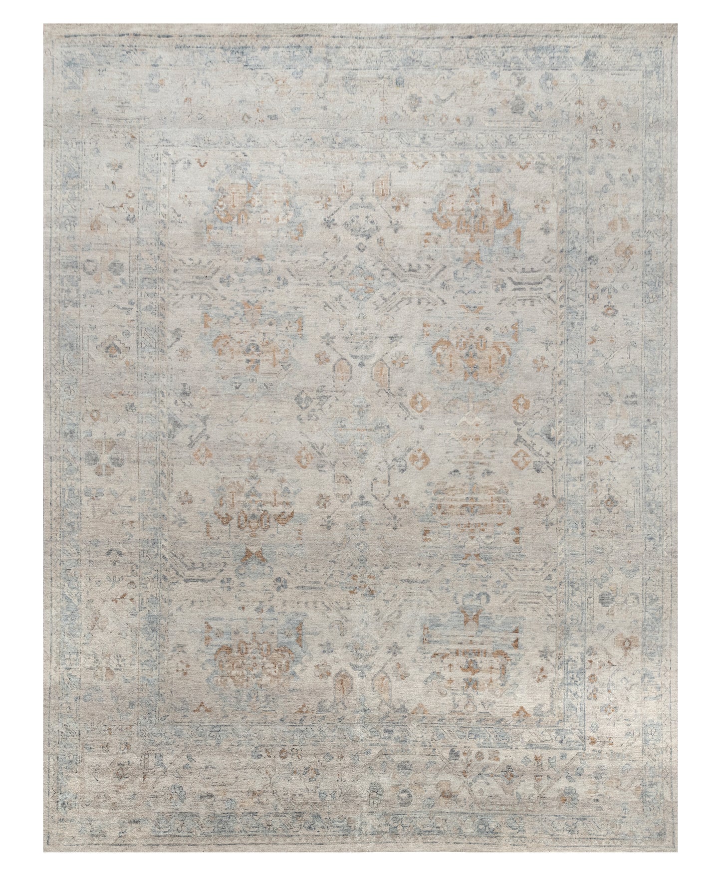 Modern Oushak designer Rug 310x244 cm | Rug# 31798