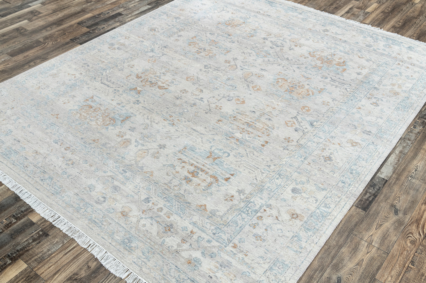 Modern Oushak designer Rug 310x244 cm | Rug# 31798