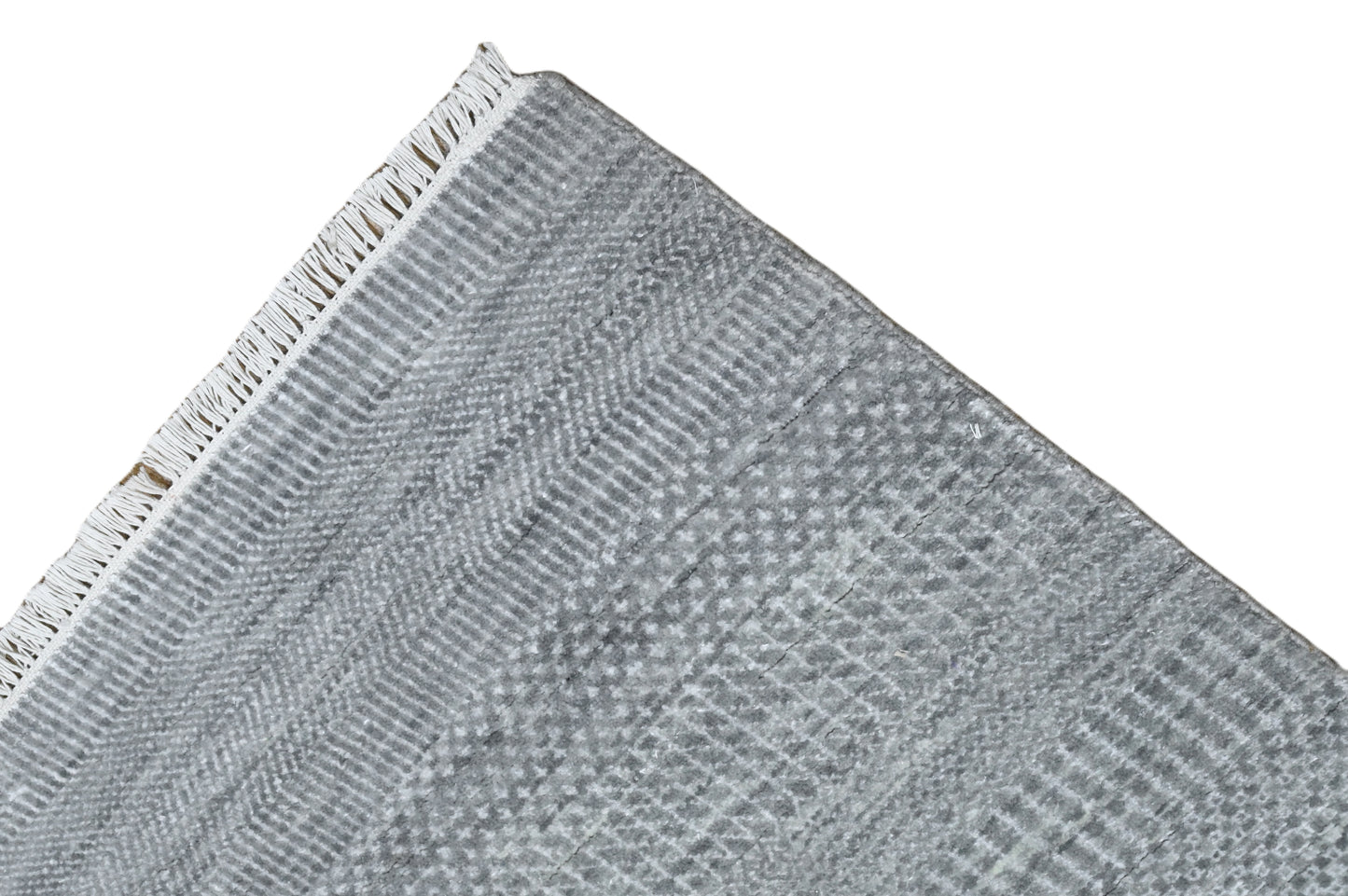 Hand-Knotted Scandinavian Textured Designer Rug 372x272cm | Rug# 31823
