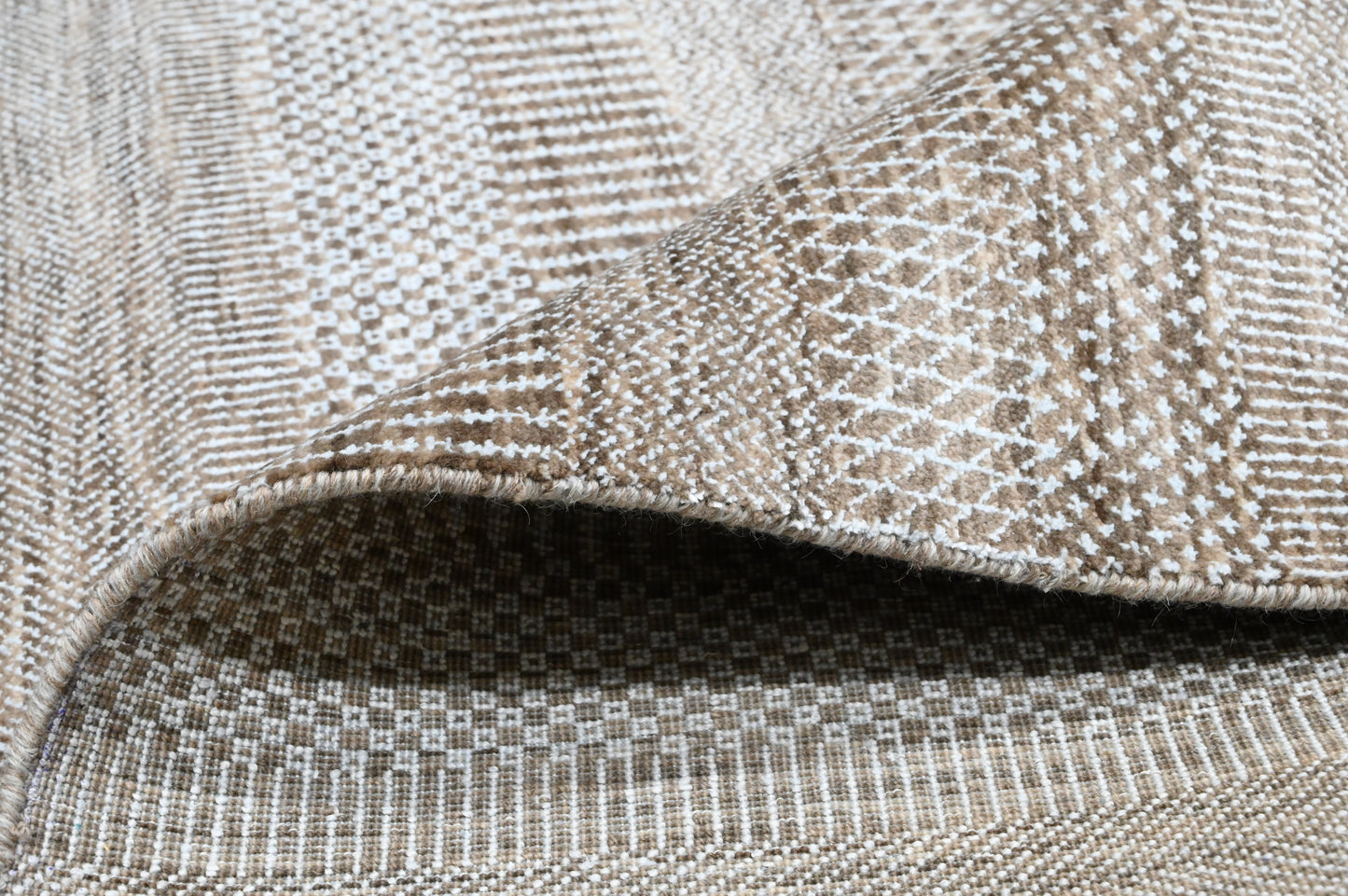 Superfine Scandinavian Textured Designer Rug 370x275cm | Rug# 31826