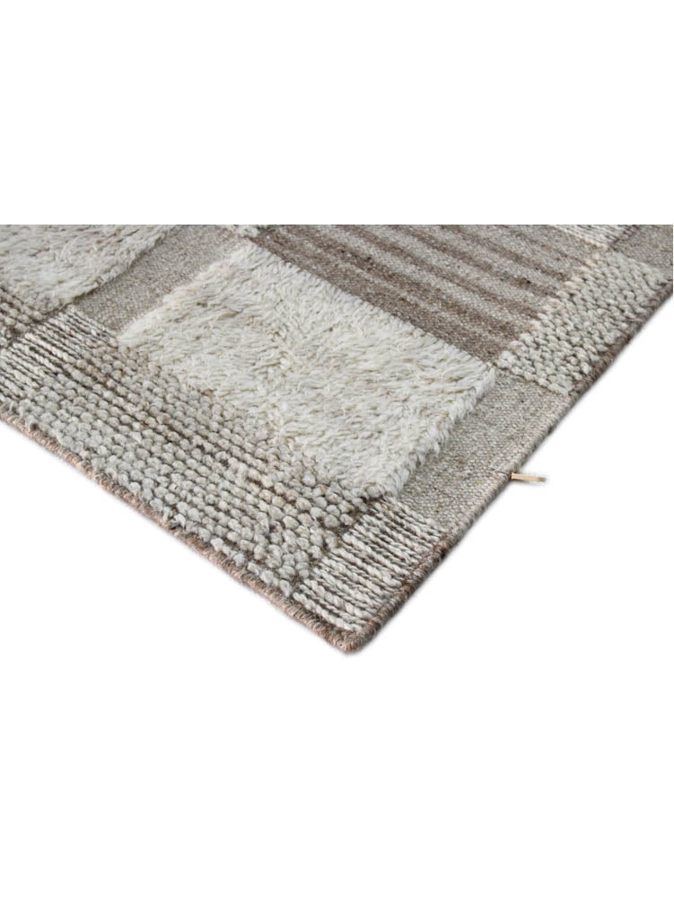 Hand knotted Scandinavian modern designer rug 300x254cm | RUG # 31982