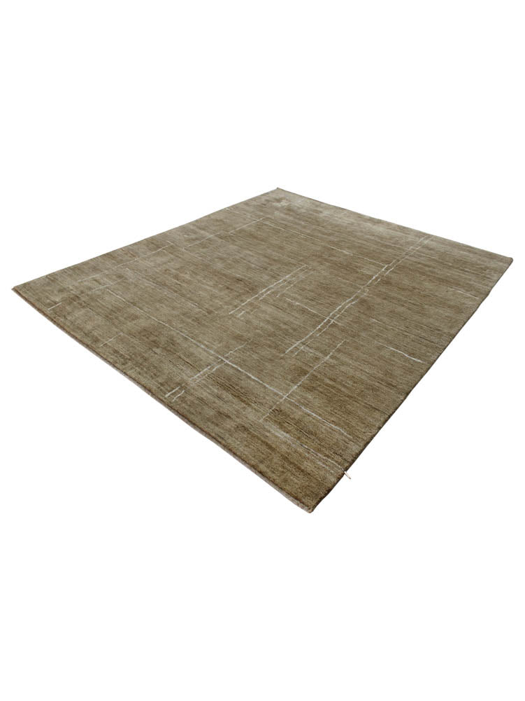 Hand knotted Scandinavian modern designer rug 299x249cm | RUG # 31983