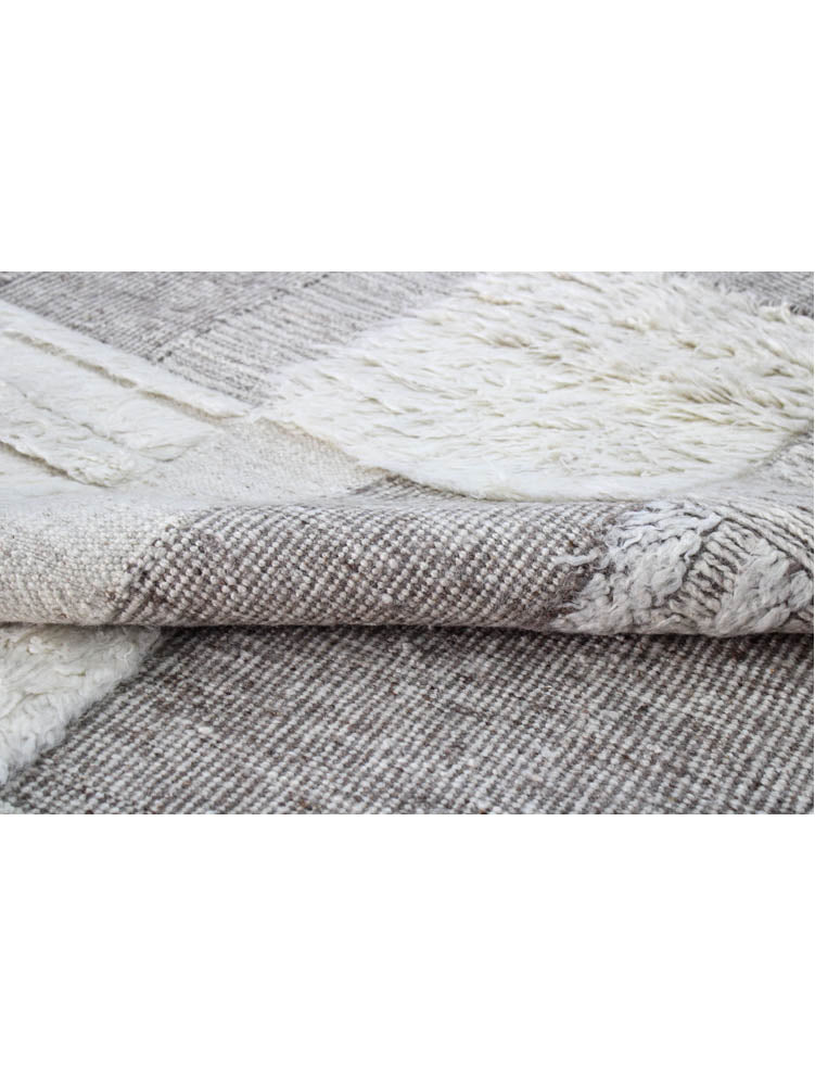 Hand knotted Scandinavian modern designer rug 300x254cm | RUG # 31987