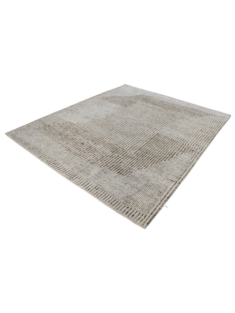 Hand knotted Scandinavian modern designer rug 300x244cm | RUG # 31988