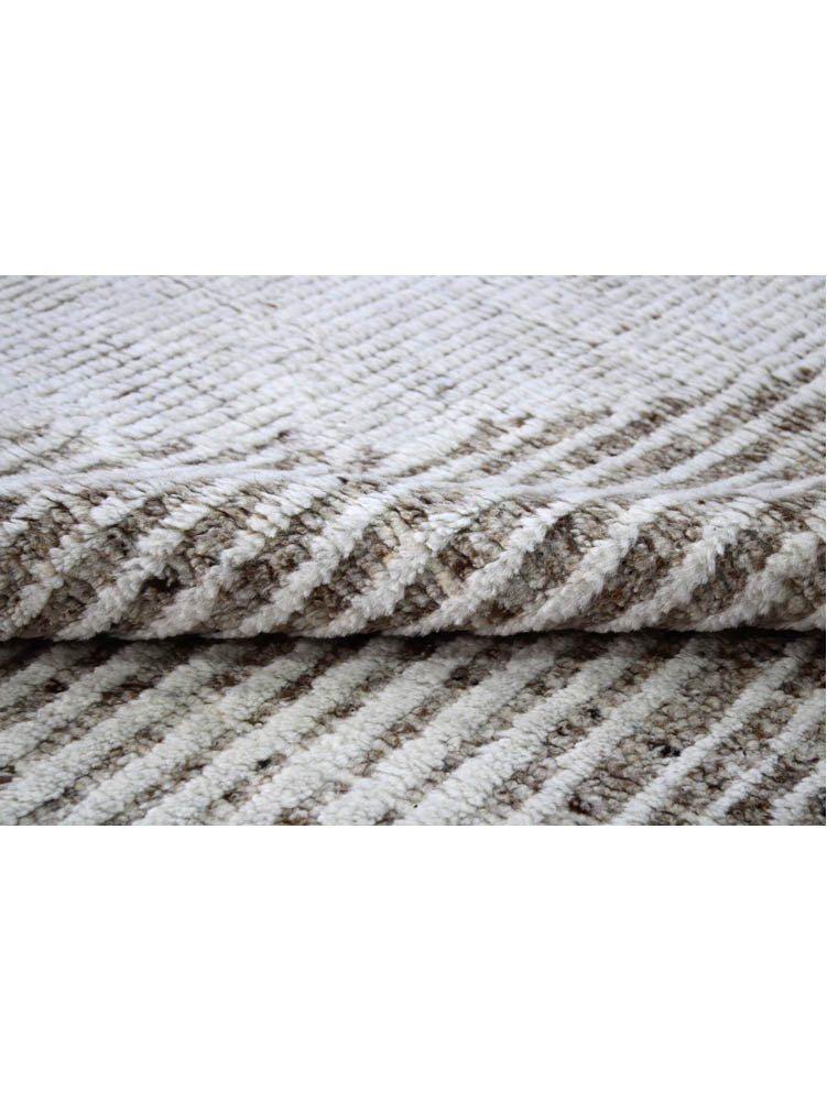 Hand knotted Scandinavian modern designer rug 300x244cm | RUG # 31988