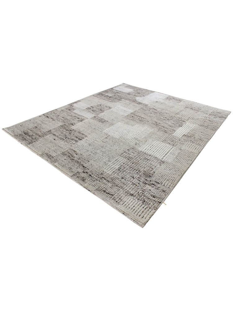 Hand knotted Scandinavian modern designer rug 300x251cm | RUG # 31990