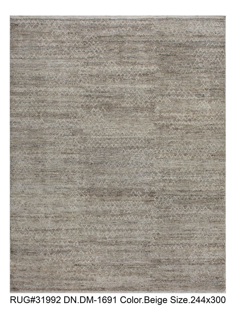 Hand knotted Scandinavian modern designer rug 300x244cm | RUG # 31992