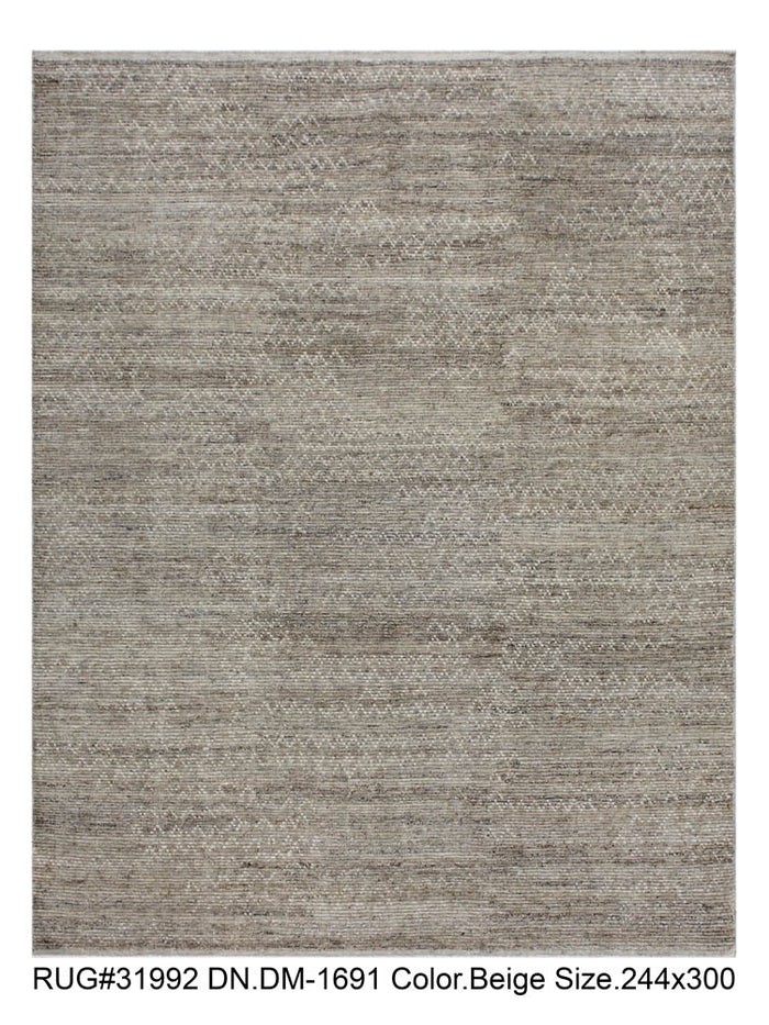 Hand knotted Scandinavian modern designer rug 300x244cm | RUG # 31992