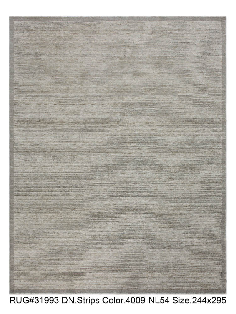 Hand knotted Scandinavian modern designer rug 295x244cm | RUG # 31993