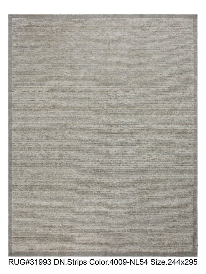 Hand knotted Scandinavian modern designer rug 295x244cm | RUG # 31993