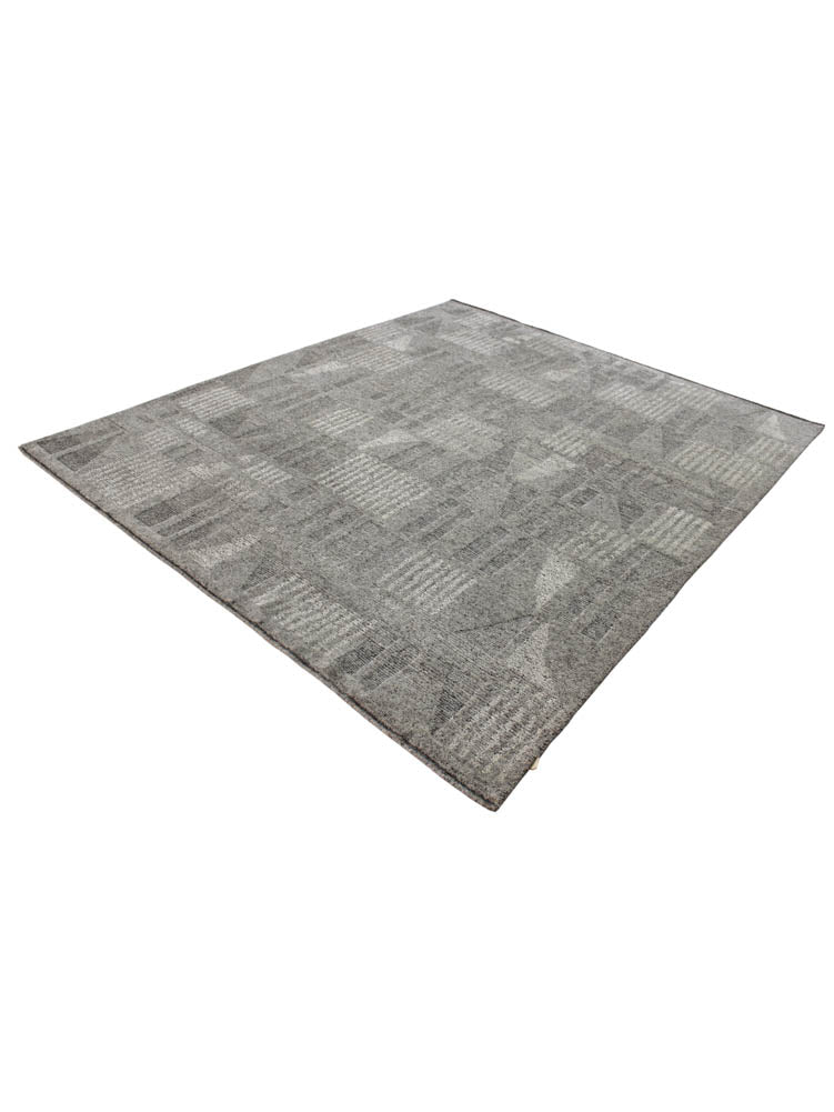 Hand knotted Scandinavian modern designer rug 300x254cm | RUG # 31996