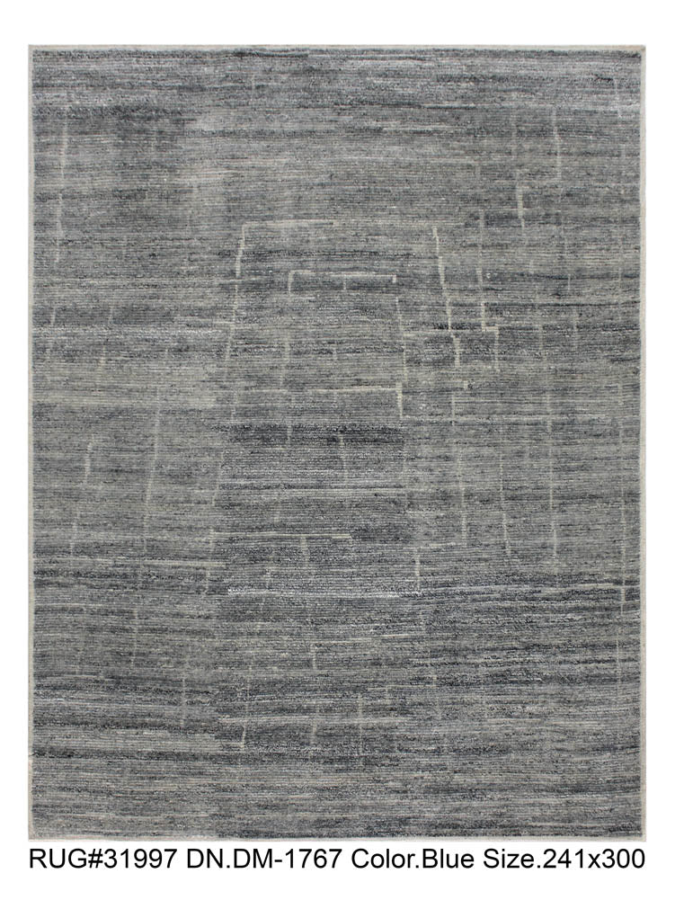 Hand knotted Scandinavian modern designer rug 300x241cm | RUG # 31997