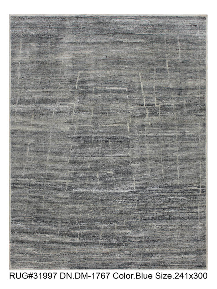 Hand knotted Scandinavian modern designer rug 300x241cm | RUG # 31997