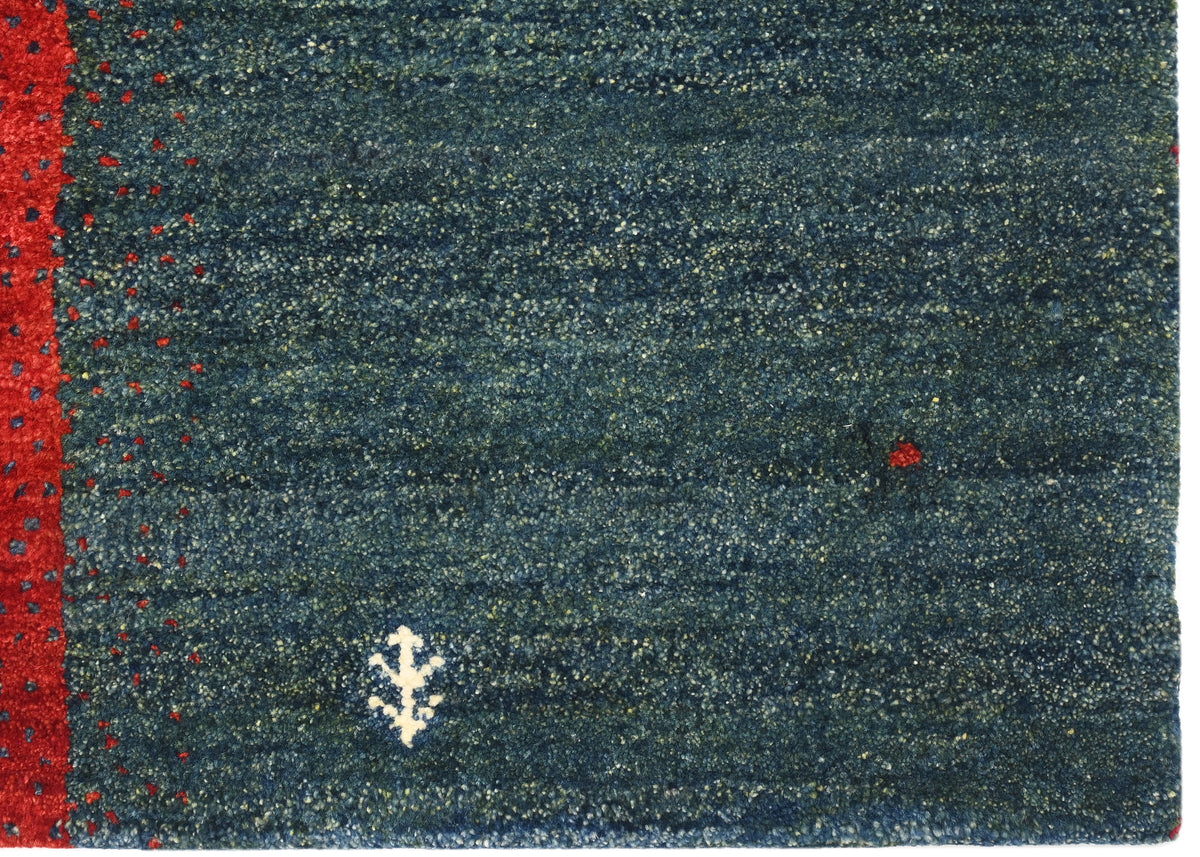 Modern Gabbeh Handspun Wool Rug 160x91 cm | Rug# 32642