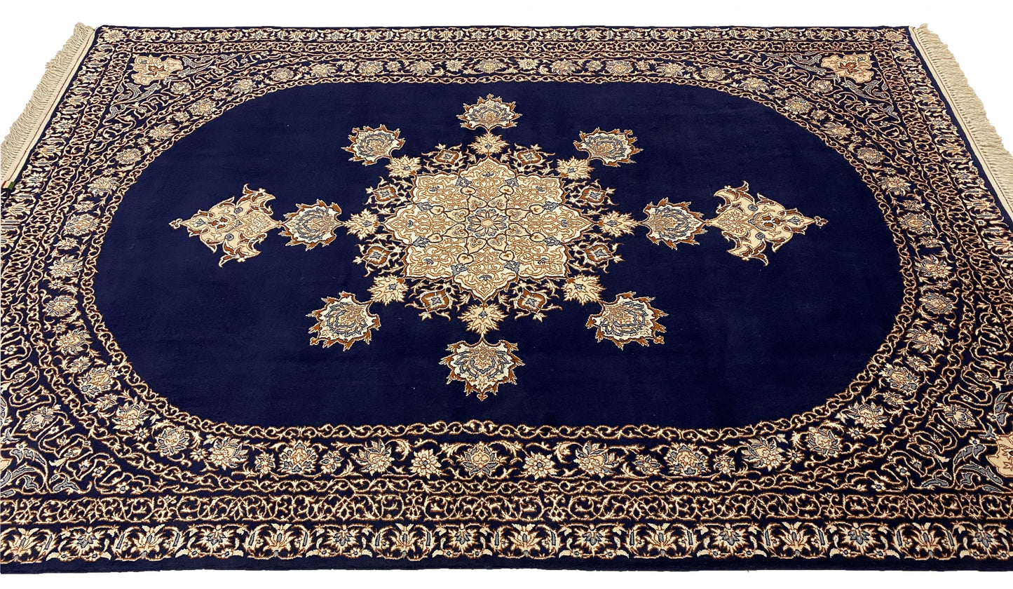 Superfine Isfahan Carpet 215x145cm | Rug# 10101