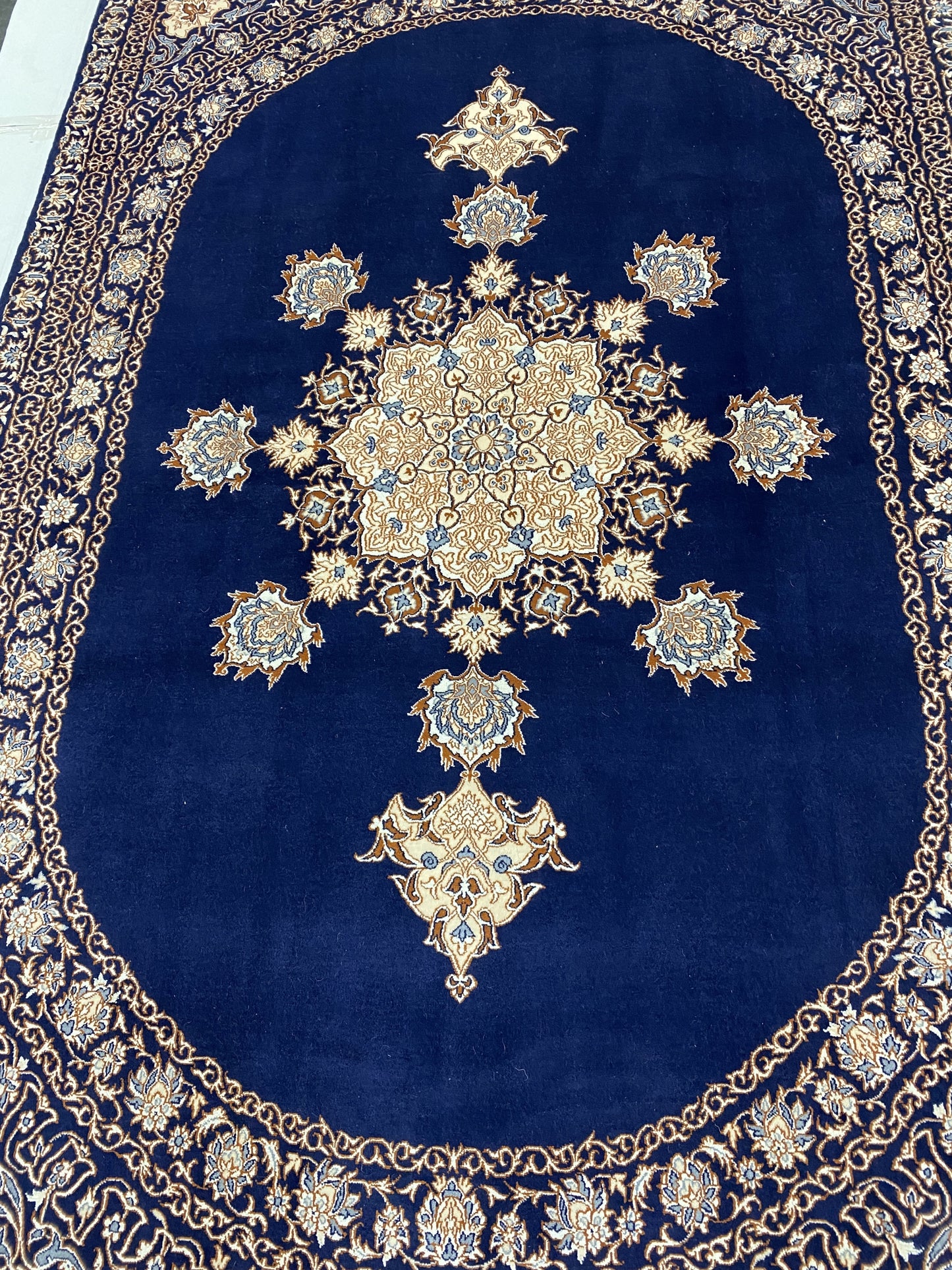 Superfine Isfahan Carpet 215x145cm | Rug# 10101