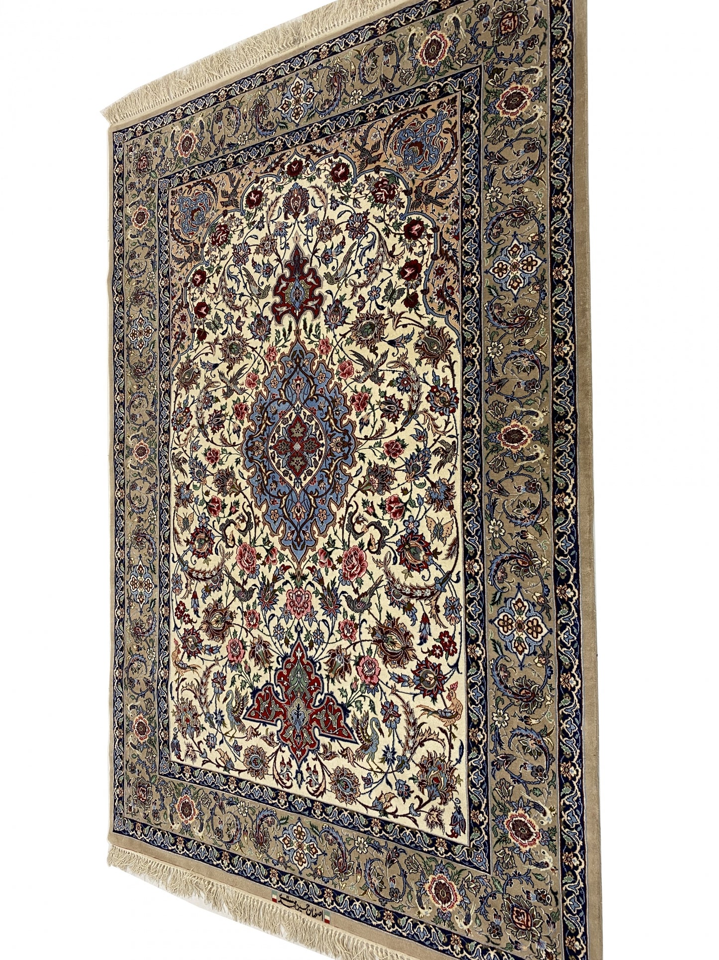 Superfine Isfahan Tree-of-life 192x130cm | Rug# 10123