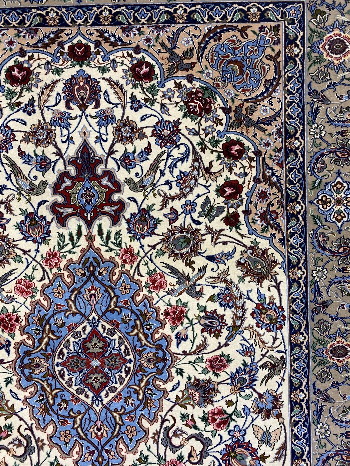 Superfine Isfahan Tree-of-life 192x130cm | Rug# 10123