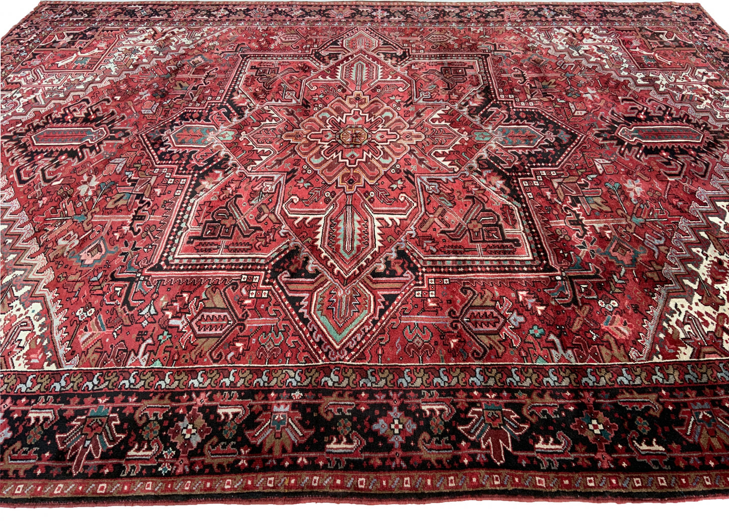 Vintage Heriz, Persia 399x303cm | Rug# 10328