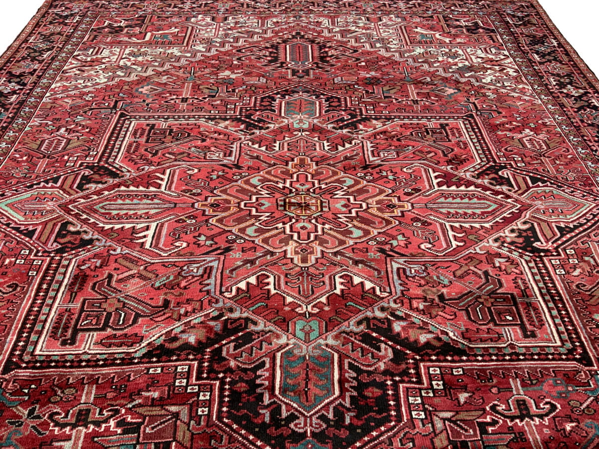 Vintage Heriz, Persia 399x303cm | Rug# 10328